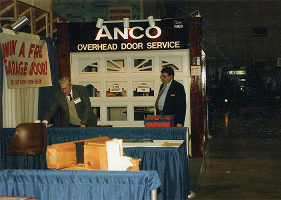 photo from Anco booth in 1987 home show