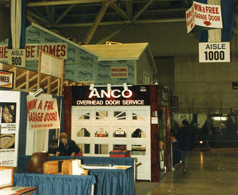 photo from Anco booth in 1987 home show