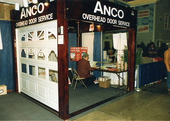 photo from Anco booth in 1987 home show