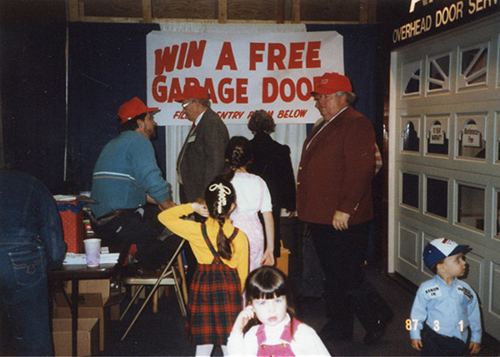 photo from Anco booth in 1987 home show