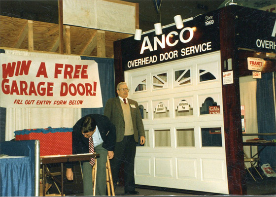 photo from Anco booth in 1987 home show