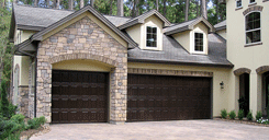 photo of new garage door installed