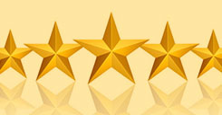 5 star ratings banner for anco overhead door